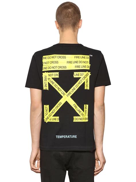 lv t-shirt virgil abloh|black off white shirt.